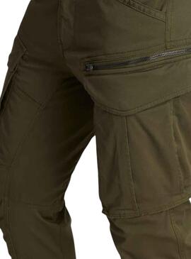 Pantalon G-Star Rovic Zip Regular Vert Homme