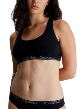 Soutien-gorge Calvin Klein Racerback Noire pour Femme