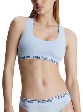Soutien-gorge Calvin Klein Racerback Blanc pour Femme