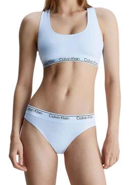 Maillot de bain Calvin Klein Braga Blanc pour Femme