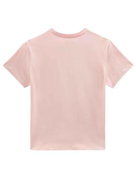 T-Shirt Vans Checker Box Rose pour Fille