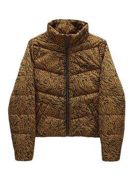 Veste Vans Foundry Puffer Leopardo pour Fille