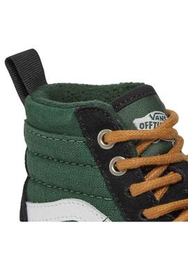 Baskets Vans Sk8 Hi MTE Vert pour Garçon et Fille