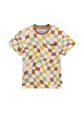T-Shirt Vans Checker Print Multi pour Garçon et Fille