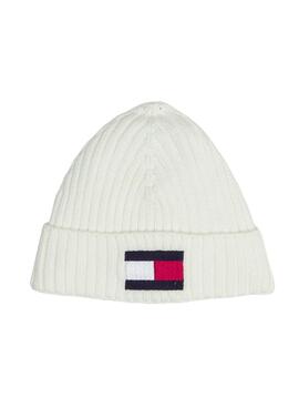 Chapeau Tommy Hilfiger Fleece Big Blanc pour Femme