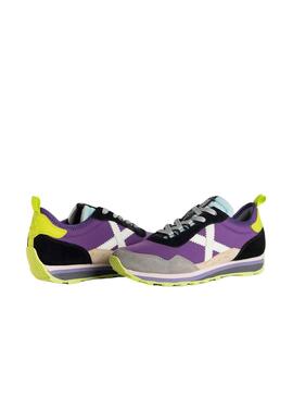 Baskets Munich Um Sky Morado pour Femme