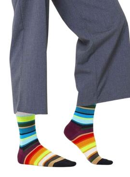 Chaussettes Happy Socks Stripes Multicolor Homme