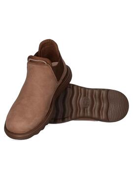 Bottes Hey Dude Branson en cuir marron pour hommes