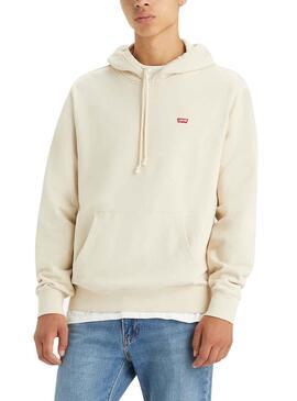 Sweat Levis Original Capuche Beige pour Homme