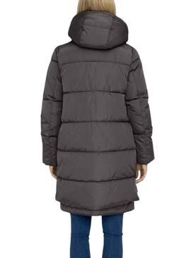 Manteaux Only Rembourré New Nora Gris pour Femme