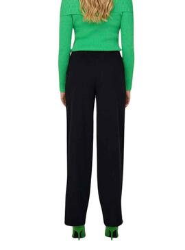 Pantalon Only Détail Sania Noire pour Femme