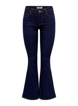 Pantalon Jeans Only Reese Retro Évasé Femme