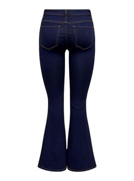 Pantalon Jeans Only Reese Retro Évasé Femme