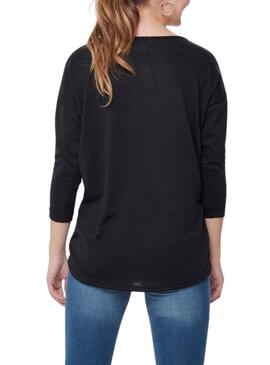 T-Shirt Only Elecos 4/5 Noire pour Femme