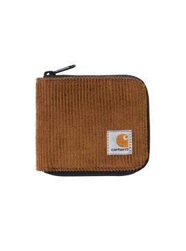 Portefeuille Carhartt Flint Zip Wallet Brun Homme