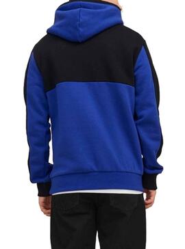 Sweat Jack & Jones Force Block Bleu Homme