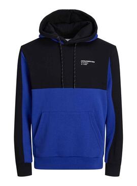 Sweat Jack & Jones Force Block Bleu Homme