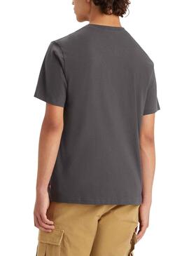 T-Shirt Levis Relaxed Gris pour Homme