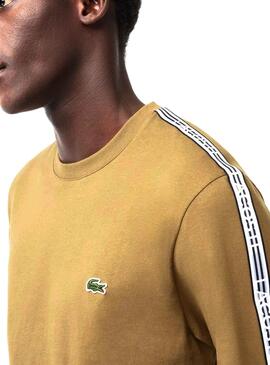 T-Shirt Lacoste Tee Shirt Brun pour Homme