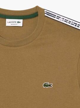 T-Shirt Lacoste Tee Shirt Brun pour Homme