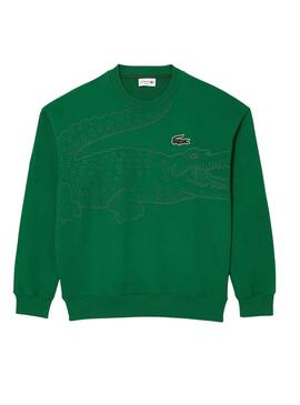 Sweat Lacoste Jogger Loose Fit Vert Homme