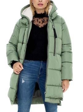 Veste Only New Nora Long Vert pour Femme