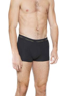 Pack 3 Slip Calvin Klein Low Rise Noire