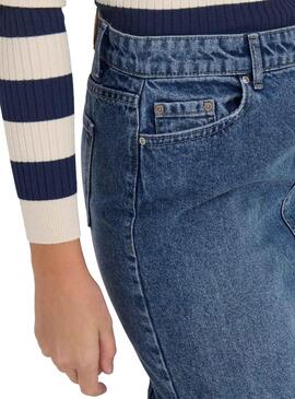 Jupe ONLY Emma Life Bleue Pour Femme