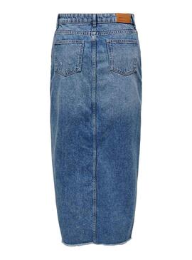 Jupe ONLY Emma Life Bleue Pour Femme