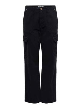 Pantalon Only Malfy Cargo Noire pour Femme