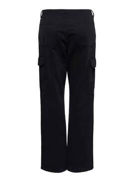 Pantalon Only Malfy Cargo Noire pour Femme
