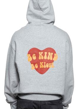 Sweat Klout Love Gris Unisex