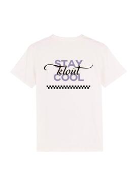 T-Shirt Klout Cool Blanc Unisex