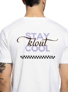 T-Shirt Klout Cool Blanc Unisex