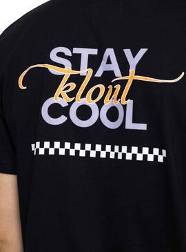 T-Shirt Klout Cool Noire Unisex