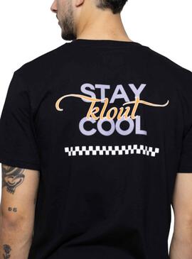 T-Shirt Klout Cool Noire Unisex