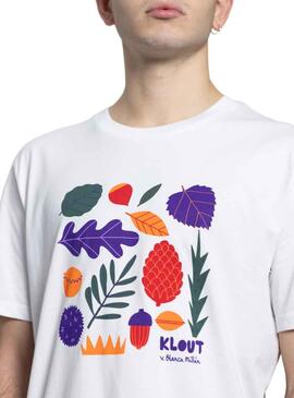 T-Shirt Klout Blanc Millán I Blanc Unisex