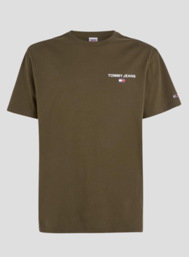 T-Shirt Tommy Jeans Linear Back Vert Homme