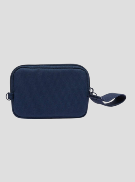Monnaie Lacoste Zip Wallet Bleu Marine pour Femme