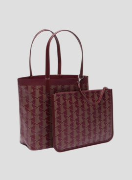 Sac à main Lacoste Zely Shopping Bag Bordeaux Femme