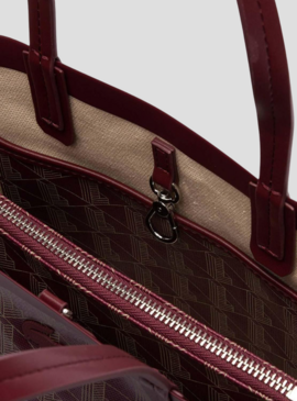 Sac à main Lacoste Zely Shopping Bag Bordeaux Femme