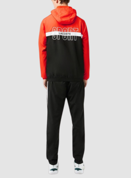 Survêtement Lacoste Tennis Couleur Block Orange Homme