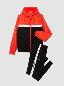 Survêtement Lacoste Tennis Couleur Block Orange Homme