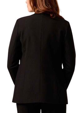 Blazer Naf Naf Militaire Noire pour Femme