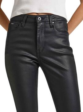 Pantalon Pepe Jeans Regent Skinny Noire pour Femme