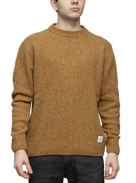 Pull Klout Mezcla Ocre pour Homme