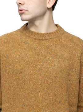 Pull Klout Mezcla Ocre pour Homme