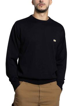 Pull Klout Basic Noire pour Homme