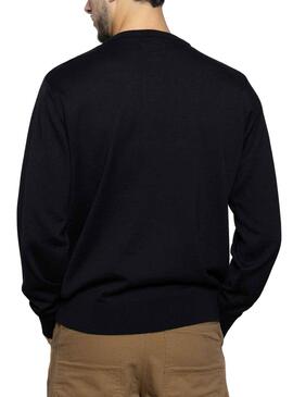 Pull Klout Basic Noire pour Homme