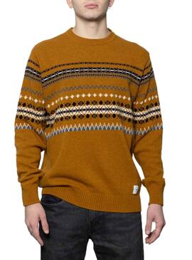 Pull Klout Yacar Ocre pour Homme